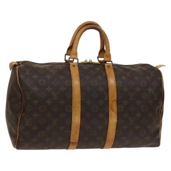 LOUIS VUITTON Monogram Keepall 45 Boston Bag M41428 LV Auth 139683 - Picture 2 of 16